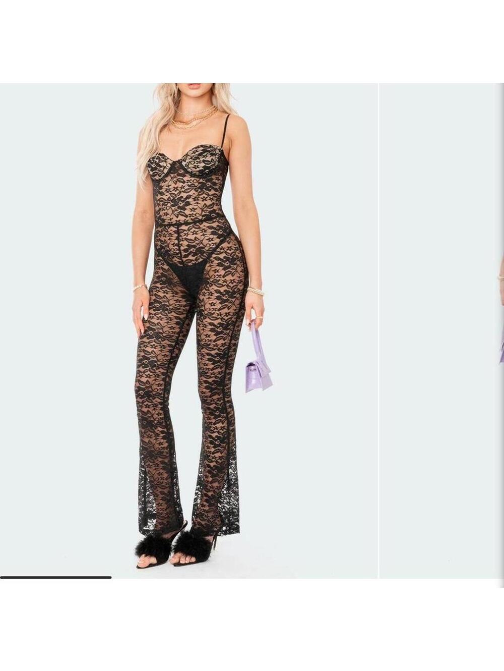 Edikted Women's Black Bodysuit